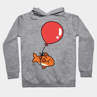 Red Balloon Fish Hoodie